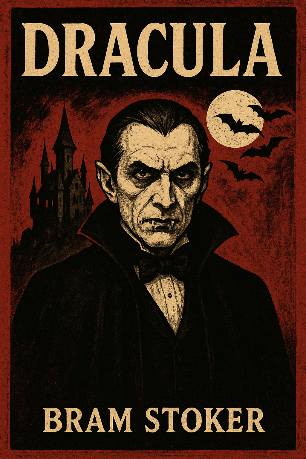 Cover of DRACULA by Bram Stoker