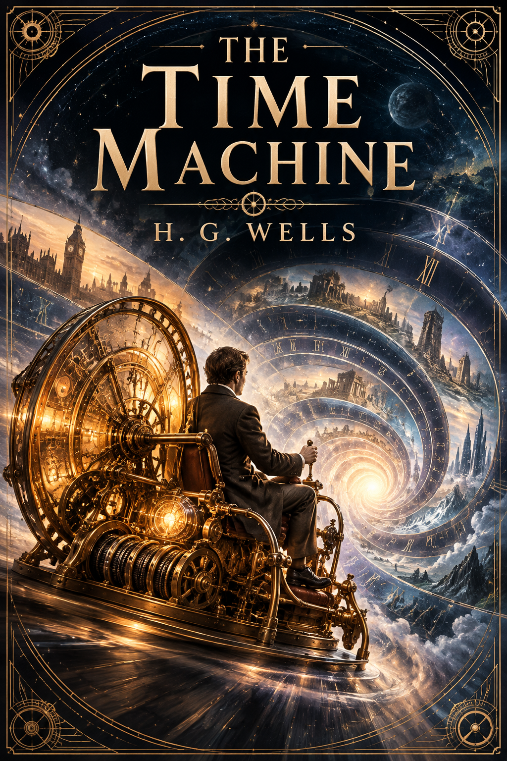 Cover of The time machine by Herbert George Wells