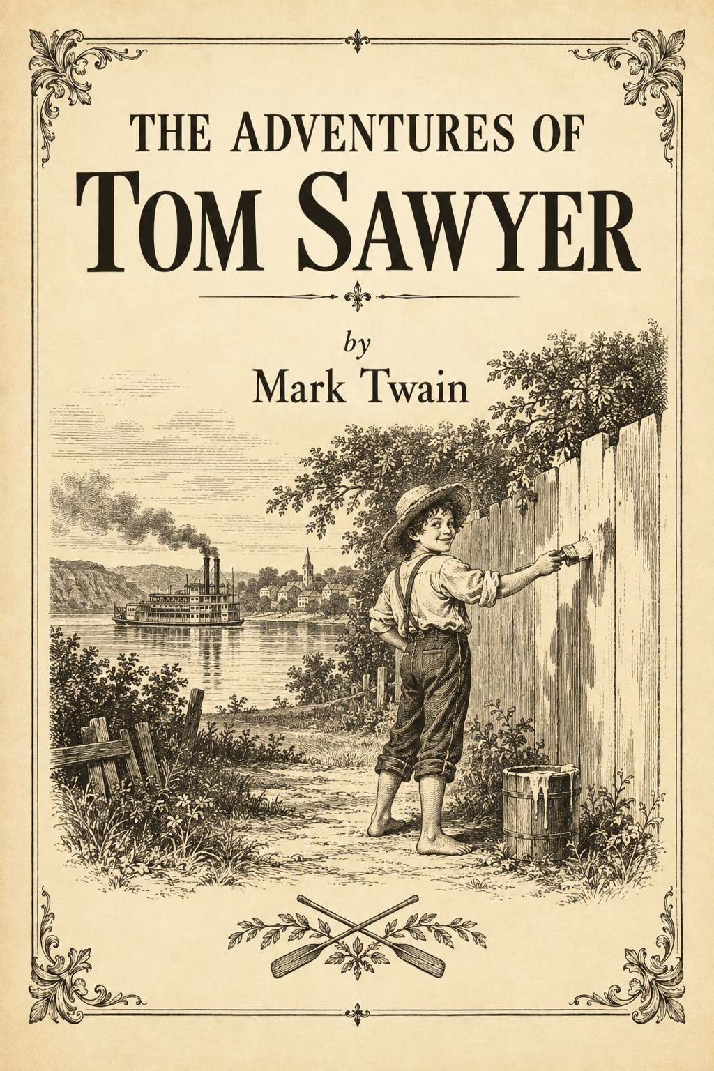 Cover of The Adventures of Tom Sawyer by Mark Twain