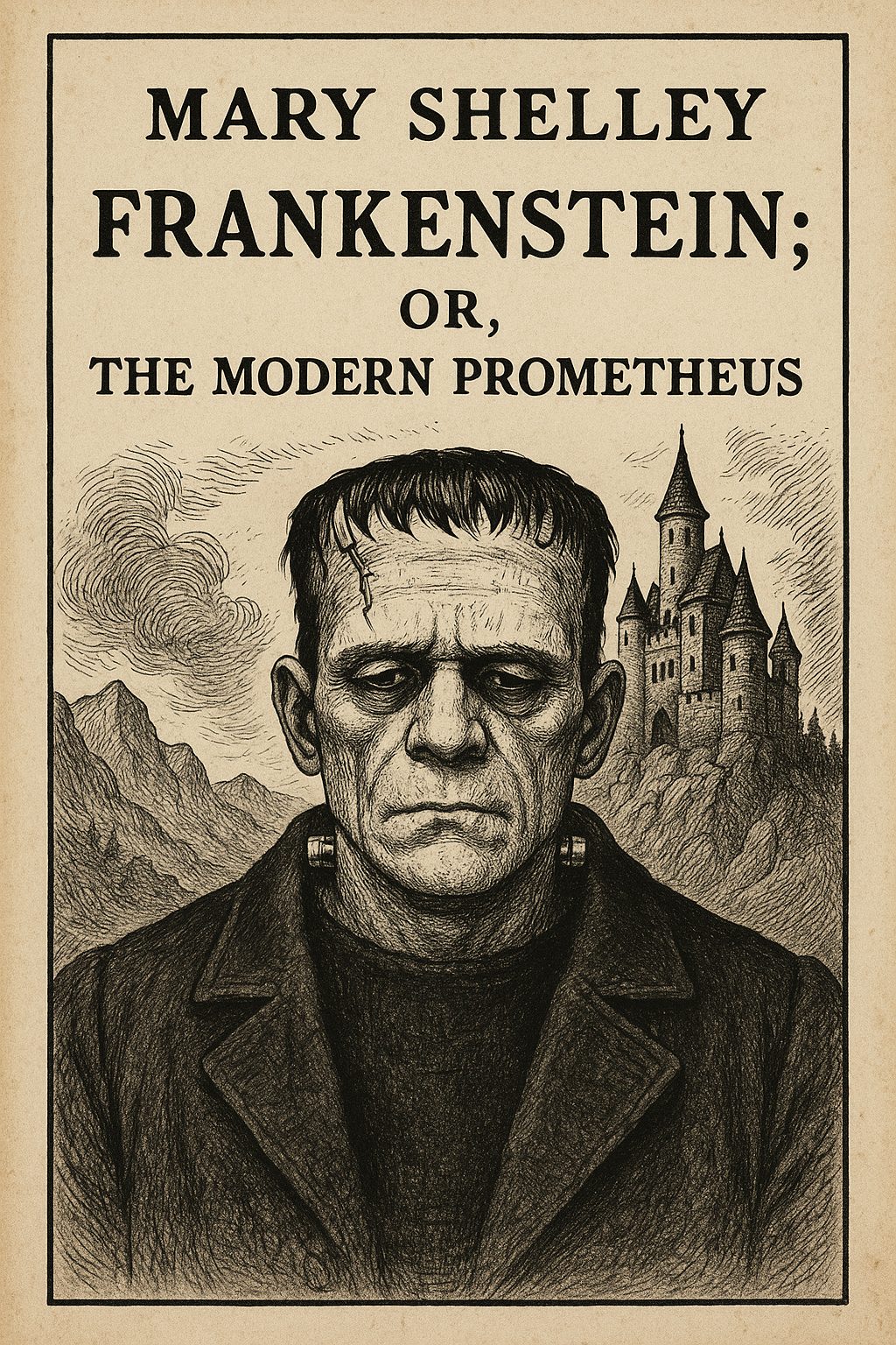 Cover of Frankenstein; or, the Modern Prometheus by Mary Wollstonecraft Shelley