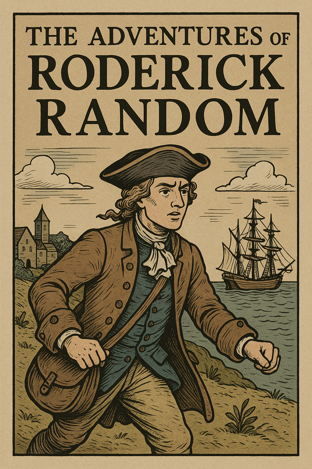 Cover of The Adventures of Roderick Random by Tobias Smollett