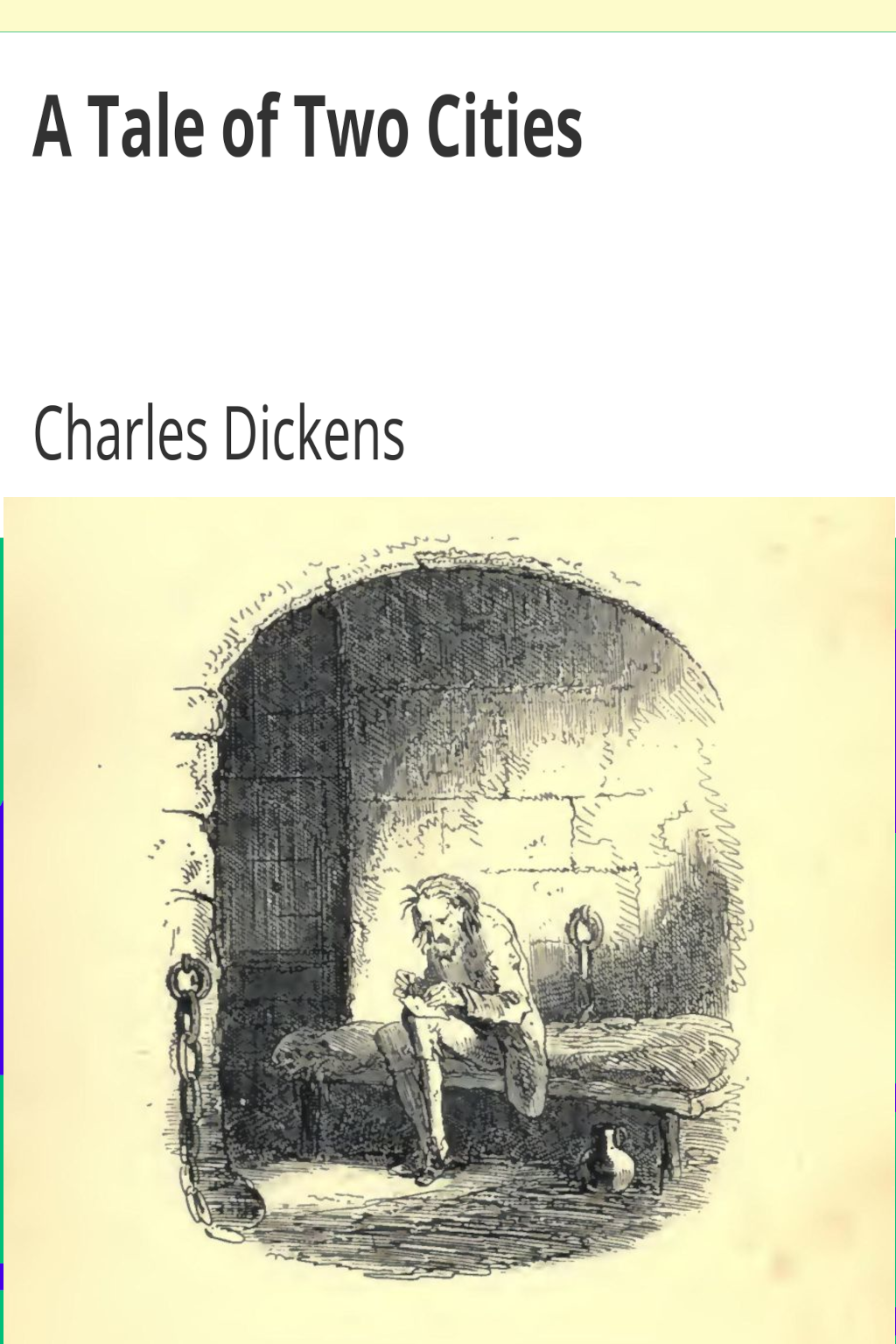 Cover of A Tale of Two Cities.  Book the Third - The Track of a Storm by Charles Dickens