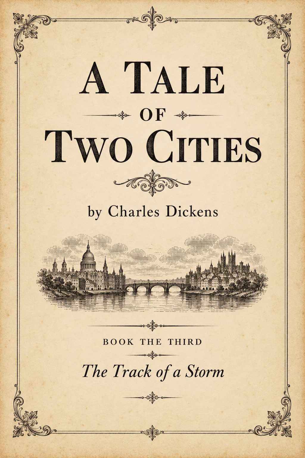 Cover of The Track of a Storm by Charles Dickens