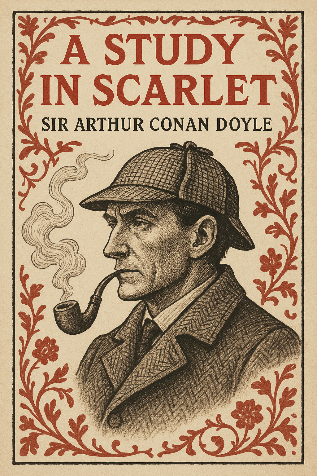 Cover of A Study In Scarlet by Sir Arthur Conan Doyle
