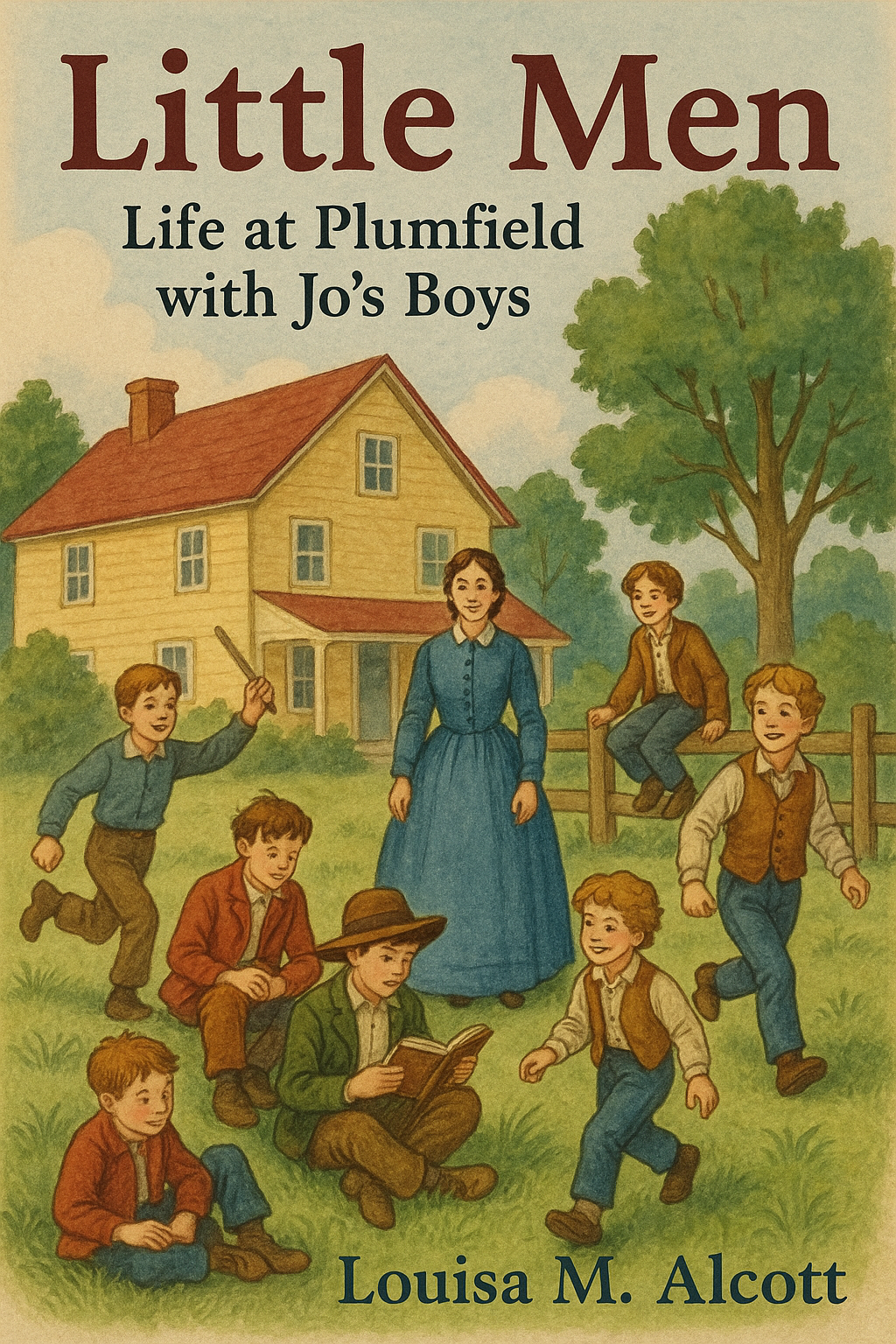 Cover of Little men: Life at Plumfield with Jo's boys by Louisa May Alcott