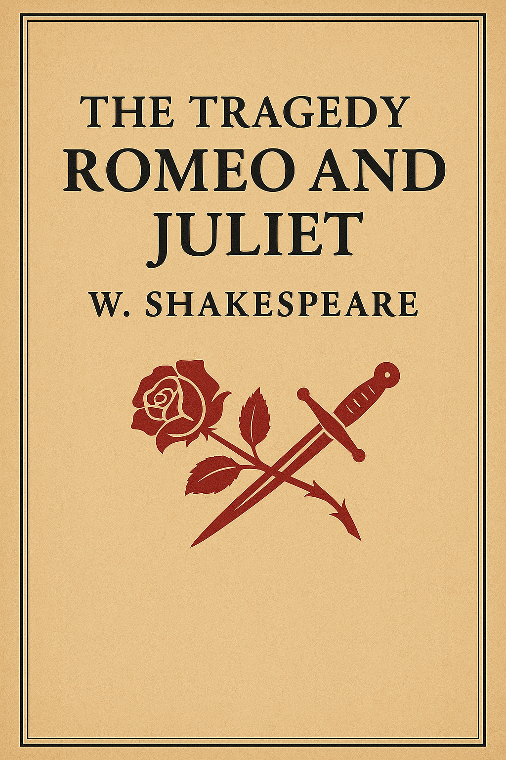 Cover of THE TRAGEDY OF ROMEO AND JULIET by William Shakespeare