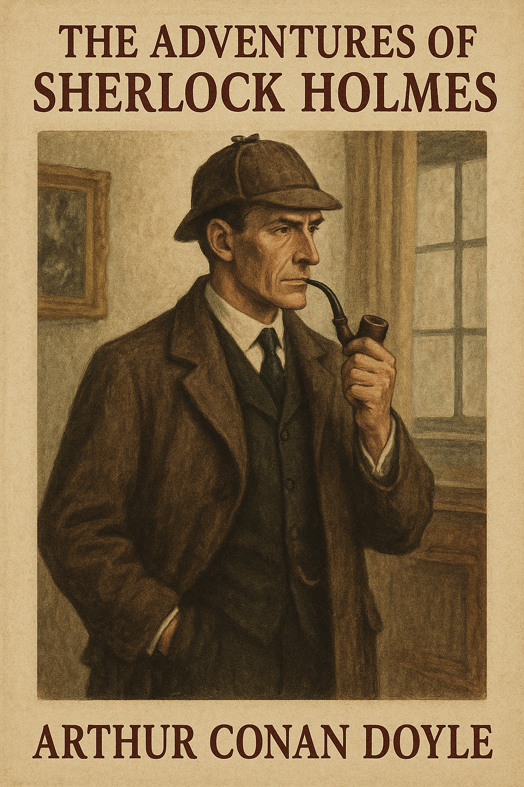 Cover of The Adventures of Sherlock Holmes by Sir Arthur Conan Doyle