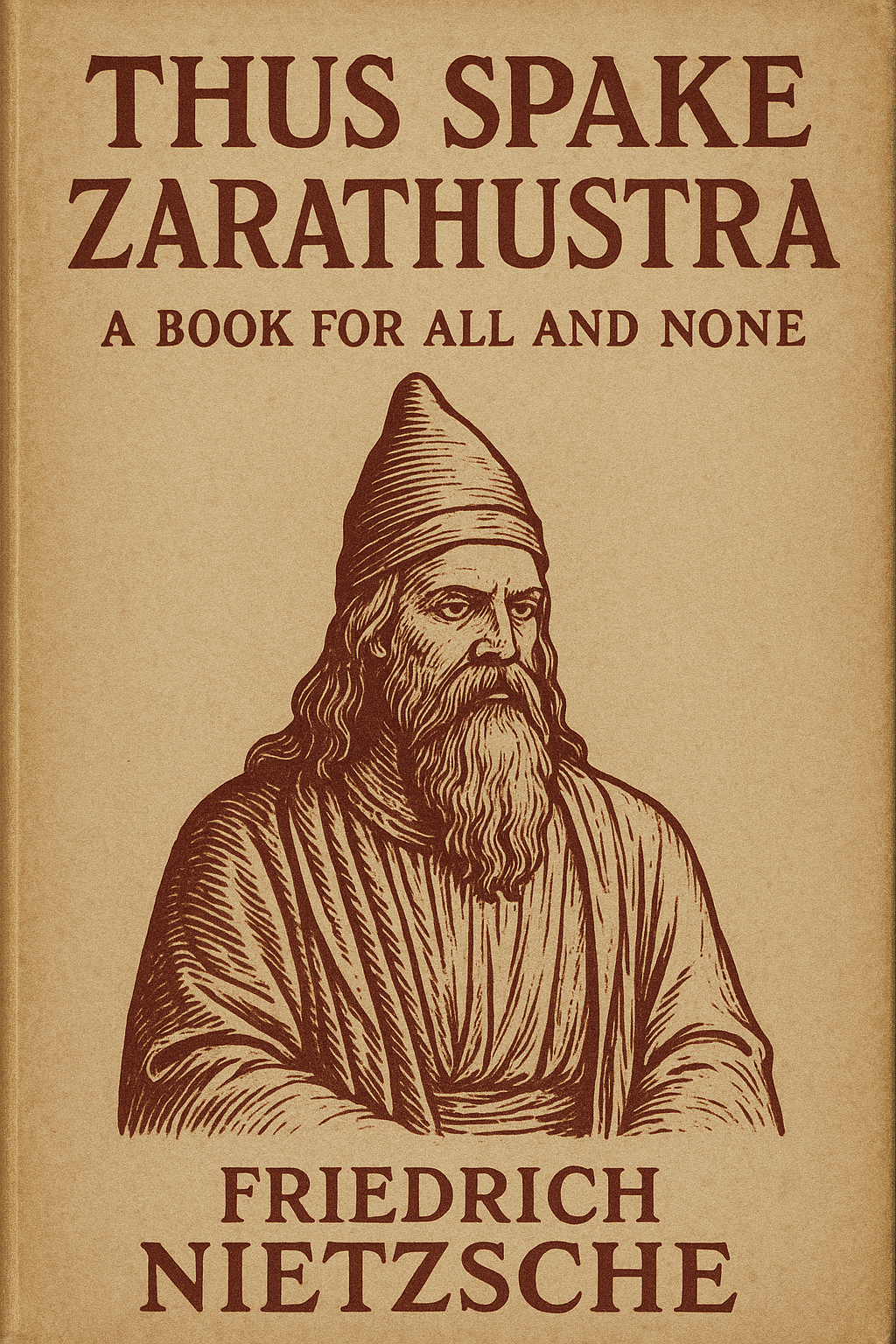 Cover of Thus spake ZARATHUSTRA a book for all and none by Friedrich Wilhelm Nietzsche