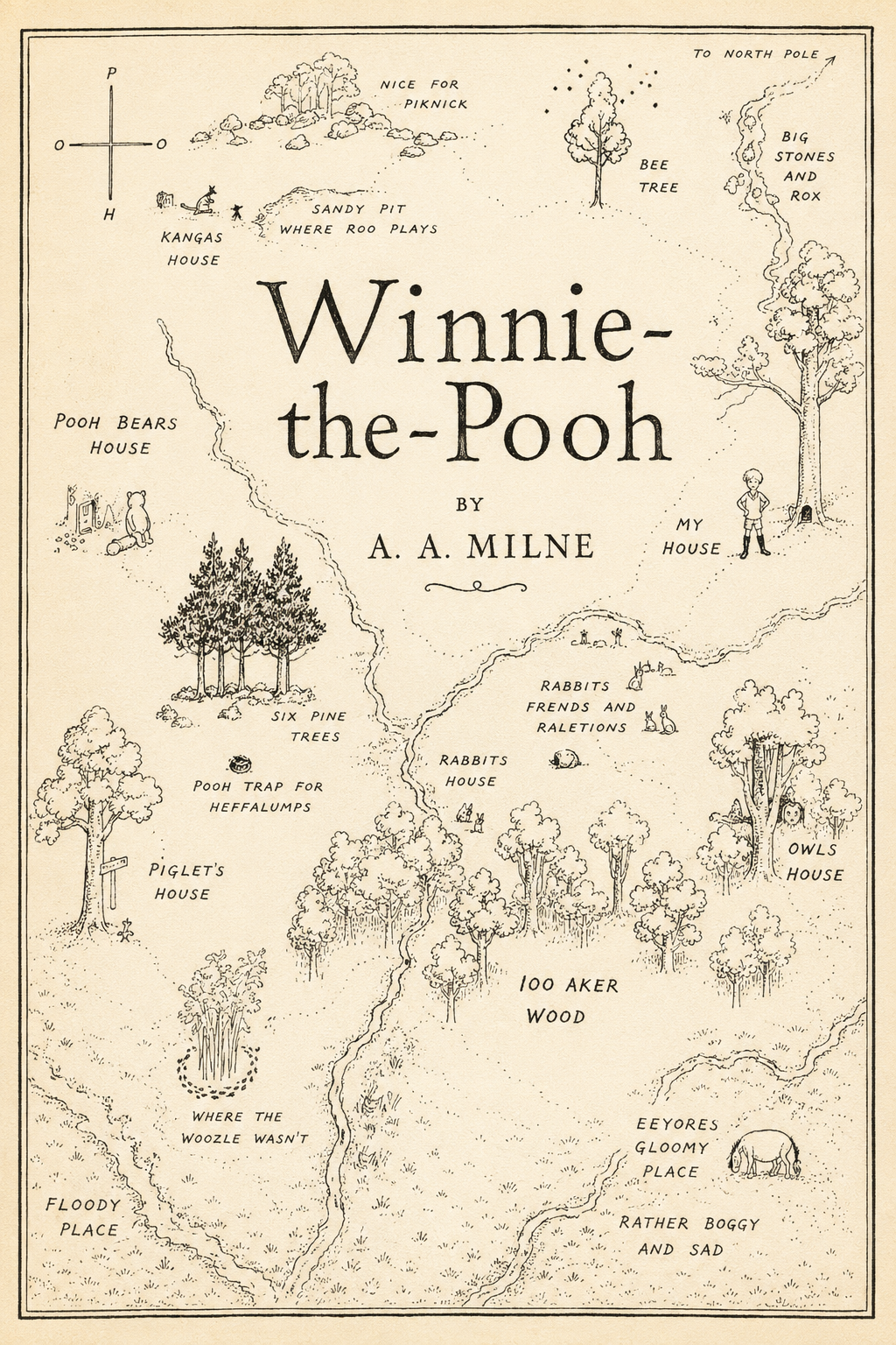 Cover of WINNIE-THE-POOH by Alan Alexander Milne