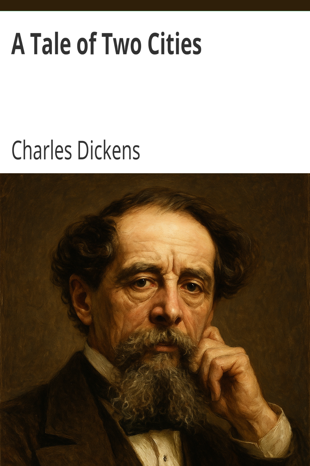 Cover of A Tale of Two Cities.  Book the First - Recalled to Life by Charles Dickens